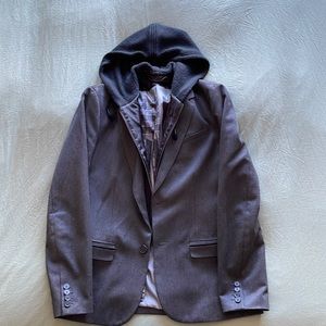 Grey Guess Blazer Hoodie